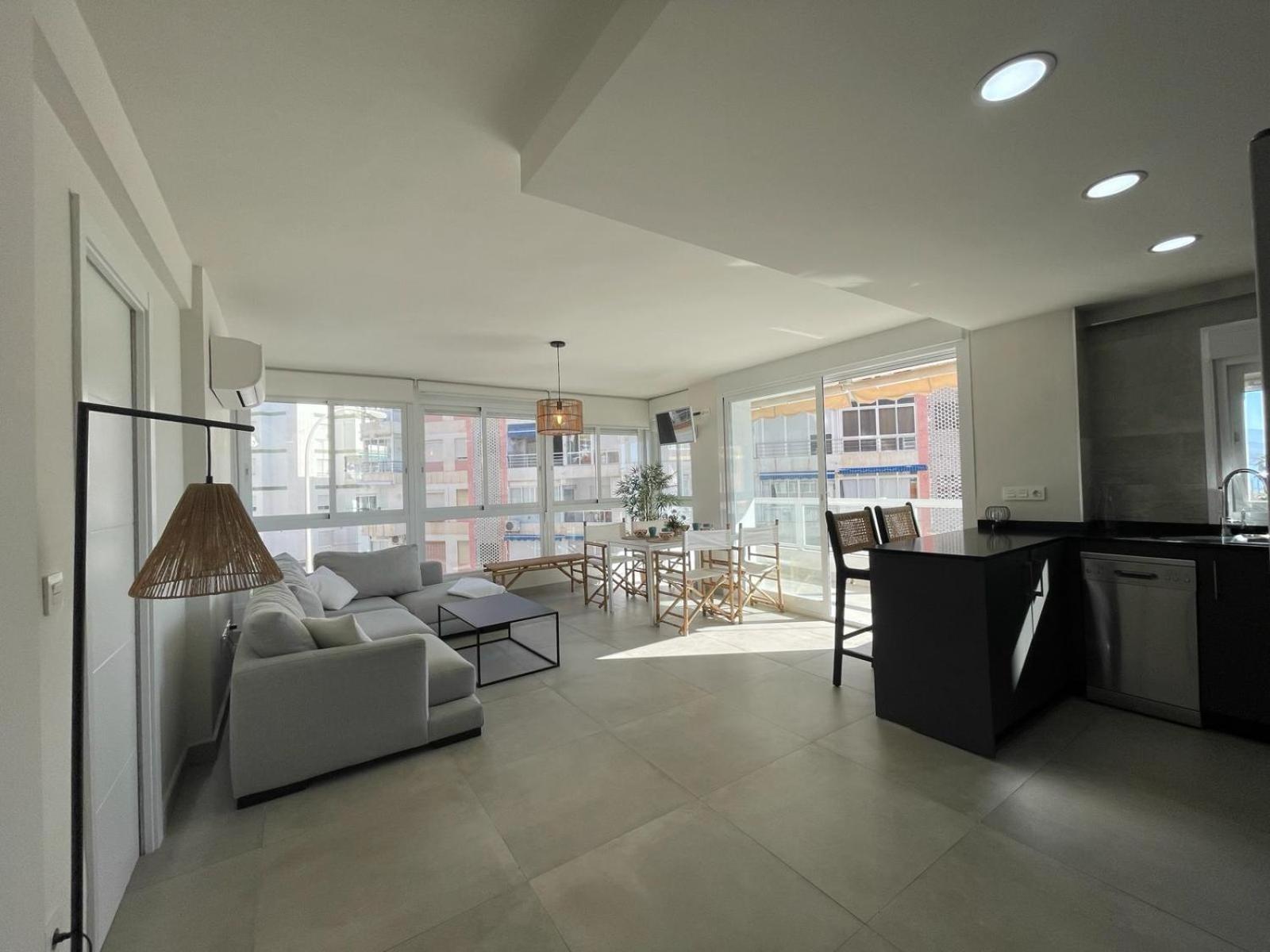 Terrasol Torre Del Mar 1º Linea De Playa Apartman Kültér fotó